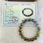 Good Grade Natural Blue Rutilated Quartz Bracelet 40.11g 18cm 12.0mm 18 Beads - Huangs Jadeite and Jewelry Pte Ltd