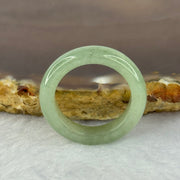 Type A Green Jadeite Ring 3.45g 5.2 by 3.8mm US7 HK15.5 - Huangs Jadeite and Jewelry Pte Ltd