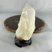 Natural Milky White Quartz Display 310.60g 62.5 by 47.5 by 104.6mm - Huangs Jadeite and Jewelry Pte Ltd