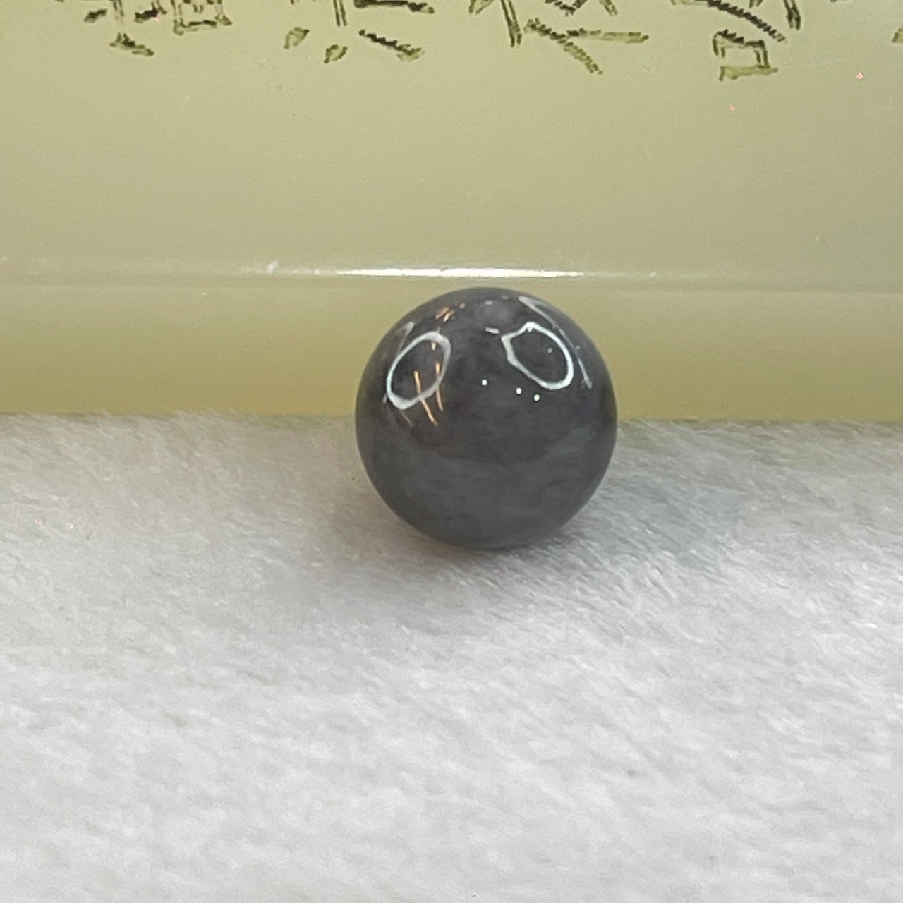 Type A Grey Wuji Jadeite Beads for Bracelet/Necklace/Earring/Ring 1.86g 10.3mm - Huangs Jadeite and Jewelry Pte Ltd