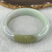 Type A Light Blueish Green with Brown and Lavender Jadeite Bangle Internal Diameter 58.3mm 58.11g 14.0 by 7.7mm (Slight Internal Lines) - Huangs Jadeite and Jewelry Pte Ltd