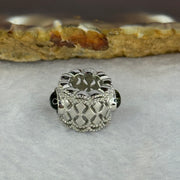 Natural Czech Republic Moldavite Meteorite Crystal in S925 Sliver Bracelet Charm 2.41g 15.1 by 11.9 by 9.3mm / 6.0 by 3.8 by 2.0mm - Huangs Jadeite and Jewelry Pte Ltd