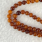Natural Mixed Color Amber Beads Necklaces 12.45g 60cm 7.1mm 1 bead 5.7mm 111 Beads - Huangs Jadeite and Jewelry Pte Ltd