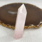 Natural Rose Quartz Tower Display 49.32g 79.1 by 23.9 by 16.3mm - Huangs Jadeite and Jewelry Pte Ltd