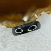 Type A Black Wuji Jadeite Ring 4.19g 7.2 by 3.4mm US8.25 HK18 - Huangs Jadeite and Jewelry Pte Ltd