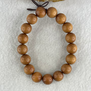 Certified Natural Sandalwood Beads Bracelet 16.72g 16cm 12.0mm 17Beads - Huangs Jadeite and Jewelry Pte Ltd