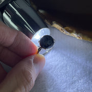 Good Grade Natural Blue Pietersite in S925 Sliver 2.84g 11.2 by 6.5mm (Adjustable Size) - Huangs Jadeite and Jewelry Pte Ltd