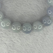 Good Grade Type A Jelly Lavender Jadeite Beads Bracelet 58.50g 16.5cm Diameter 13.4mm 15 Beads - Huangs Jadeite and Jewelry Pte Ltd