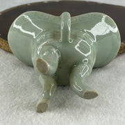 Light Blueish Green Porcelain Wine Cup Display 79.57g 87.7 by 52.9 by 71.0mm - Huangs Jadeite and Jewelry Pte Ltd