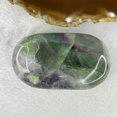Natural Green and Purple Fluorite Crystal Paper Weight Display 19802g 73.0 by 42.6 by 28.5mm - Huangs Jadeite and Jewelry Pte Ltd