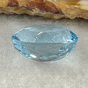 Natural Sky Blue Topaz Oval Shape 12.31ct 14.8 by 12.0 by 8.1mm - Huangs Jadeite and Jewelry Pte Ltd