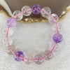 Natural super 7 Crystal Bracelet 58.09g 13.9mm 15beads - Huangs Jadeite and Jewelry Pte Ltd
