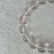 Natural Rose Quartz Beads Bracelet 天然玫瑰石英珠手链 45.08g 18.5cm 12.6mm 17 Beads - Huangs Jadeite and Jewelry Pte Ltd