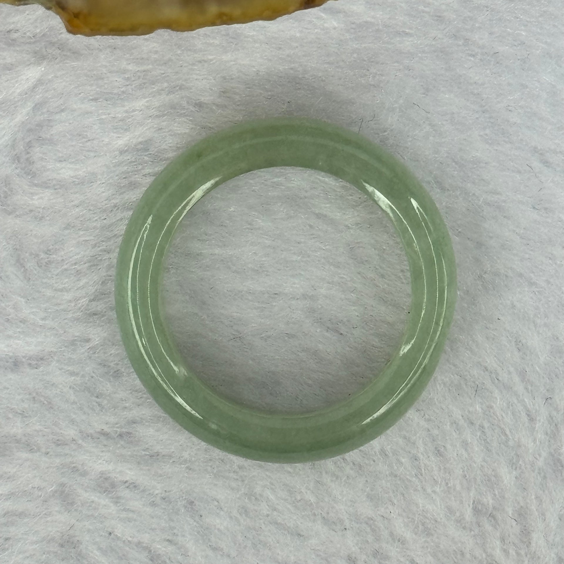 Type A Medium Green Jadeite Ring 3.64g 6.1 by 3.5mm US7/HK15.5 (External Line) - Huangs Jadeite and Jewelry Pte Ltd