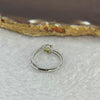 Natural Peridot in 925 Sliver Ring (Adjustable Size) 1.33g 4.4 by 1.8mm - Huangs Jadeite and Jewelry Pte Ltd