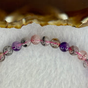 Natural Super 7 Beads Bracelet 10.48g 16.5cm 6.5mm 31 Beads - Huangs Jadeite and Jewelry Pte Ltd