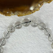 Natural Titanium Rutilated Clear Quartz 20.83g 16cm 9.2mm 21 Beads - Huangs Jadeite and Jewelry Pte Ltd