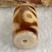 Natural Powerful Tibetan Old Oily Agate Patina Guiren Tairen Human Dzi Bead Totem Amulet Heavenly Master (Tian Zhu) 贵人天诛 4.79g 20.3 by 11.6mm - Huangs Jadeite and Jewelry Pte Ltd