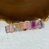 Natural Mixed Colours Fluorite Bracelet 34.79g 17cm 12.8 by 9.1 by 5.7 mm 21 pcs - Huangs Jadeite and Jewelry Pte Ltd
