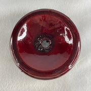 Natural Blue Calcite Crystal Sphere Ball 天然蓝色方解石球 with Wooden Stand 1,535.9g 99.0 by 130.0mm - Huangs Jadeite and Jewelry Pte Ltd