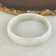 Type A Light Lavender Green Jadeite Bangle Internal Diameter 53.8mm 25.64g 13.6 by 4.1mm (Close to Perfect) - Huangs Jadeite and Jewelry Pte Ltd