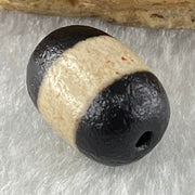 Natural Powerful Tibetan Old Oily Agate 1 Lines Dzi Bead Heavenly Master (Tian Zhu) 2.12g 13.9 by 10.0mm - Huangs Jadeite and Jewelry Pte Ltd