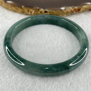 Type A Blueish Green Jadeite Bangle 43.69g Internal Diameter 61.8mm 10.4 by 7.1mm (Slight Internal Lines) - Huangs Jadeite and Jewelry Pte Ltd