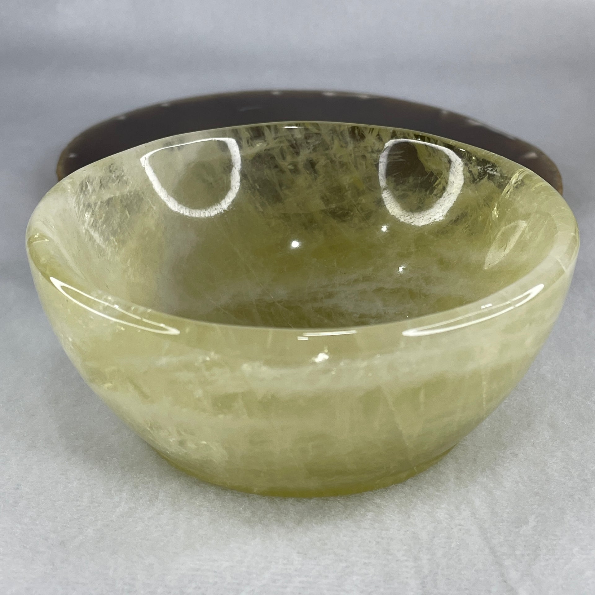 Natural Citrine Bowl Display 488.30g 109.5 by 47.7mm - Huangs Jadeite and Jewelry Pte Ltd