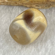 Natural Powerful Tibetan Old Oily Agate Tiger Tooth Daluo Dzi Bead Heavenly Master (Tian Zhu) 虎呀天诛 2.59g 13.4 by 11.0mm - Huangs Jadeite and Jewelry Pte Ltd