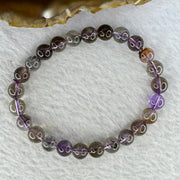 Natural Auralite Crystal Bracelet 极光手链 15.30g 8.0 mm 25 Beads - Huangs Jadeite and Jewelry Pte Ltd