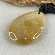 Natural Brown Coral Agate Pendant 19.88g 44.0 by 31.3 by 10.5mm - Huangs Jadeite and Jewelry Pte Ltd