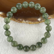 Good Grade Natural Cats Eye Green Rutilated Quartz Beads Bracelet 22.16g 16cm 9.3mm 21 Beads - Huangs Jadeite and Jewelry Pte Ltd