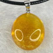 Natural Yellow Amber in String Necklace 3.60g 20.3 by 16.7 by 10.8mm - Huangs Jadeite and Jewelry Pte Ltd