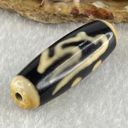 Natural Powerful Tibetan Old Oily Agate Ancient Thousand Hand Guan Yin Dzi Bead Heavenly Master (Tian Zhu) 千手观音天珠 10.07g 37.4 by 13.0mm - Huangs Jadeite and Jewelry Pte Ltd