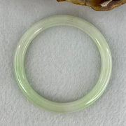 Baby Kids Type A Light Green Jadeite Bangle Internal Diameter 44.0mm 14.76g 60 by 6.0mm (Slight Internal Line) - Huangs Jadeite and Jewelry Pte Ltd