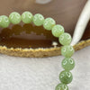 Type A Semi Icy Green Jadeite 25 beads bracelet 7.5mm 17.02g - Huangs Jadeite and Jewelry Pte Ltd