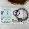 Good Grade Natural Super 7 Crystal Beads Bracelet 天然超级七水晶珠手链 28.48g 16.5cm 10.5mm 19 Beads - Huangs Jadeite and Jewelry Pte Ltd