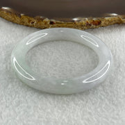 Type A Natural Jelly White to Faint Lavender Faint Green Jadeite Bangle 42.59g Inner Diameter 50.6mm 9.4 by 9.2mm (Slight Internal Lines) - Huangs Jadeite and Jewelry Pte Ltd