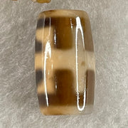 Natural Powerful Tibetan Old Oily Agate Patina Guiren Tairen Human Dzi Bead Totem Amulet Heavenly Master (Tian Zhu) 贵人天诛 4.85g 20.1 by 11.8mm - Huangs Jadeite and Jewelry Pte Ltd