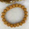 Natural Bodhi Rudraksha Seed Mala 金风 Beads Bracelet 16.37g 12.7 mm 21 Beads - Huangs Jadeite and Jewelry Pte Ltd