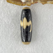 Natural Powerful Tibetan Old Oily Agate Bat with Insect or Happiness Fu Shou Dzi Bead Heavenly Master (Tian Zhu) 蝙蝠昆虫天珠 8.91g 38.1 by 12.3mm - Huangs Jadeite and Jewelry Pte Ltd