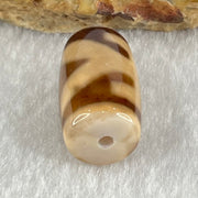 Natural Powerful Tibetan Old Oily Agate Patina Guiren Tairen Human Dzi Bead Totem Amulet Heavenly Master (Tian Zhu) 贵人天诛 4.63g 19.5 by 11.7mm - Huangs Jadeite and Jewelry Pte Ltd