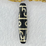 Natural Powerful Tibetan Old Oily Agate 3 Eyed Dharma Vajra Dzi Bead Heavenly Master (Tian Zhu) 三眼金刚杵天珠 15.33g 59.1 by 12.9mm - Huangs Jadeite and Jewelry Pte Ltd