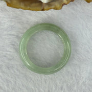 Type A Green Jadeite Ring 4.17g 6.5 by 3.5mm US7.1 HK15.5 (Very Slight External Rough) - Huangs Jadeite and Jewelry Pte Ltd