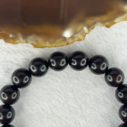 Natural India Zitan 天然小叶字檀木 Om Ma ni Padme Hum 六字真言 Beads Bracelet with Turquoise (Sinking Type) 11.63g 15.5cm 10.1mm by 17 Beads, 12.0mm 1 Bead - Huangs Jadeite and Jewelry Pte Ltd
