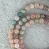 Natural Morganite Necklace 27.73g 6.2mm 95 Beads Elastic 55cm - Huangs Jadeite and Jewelry Pte Ltd