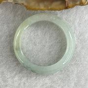 Natural Type A Faint Green with Green Jadeite Ring 3.03g 5.1 by 3.3mm US 8 HK 17.5 - Huangs Jadeite and Jewelry Pte Ltd