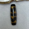 Natural Powerful Tibetan Old Oily Agate  Double Tiger Tooth Daluo Dzi Bead Heavenly Master (Tian Zhu) 虎呀天诛 7.48g 37.9 by 11.3mm - Huangs Jadeite and Jewelry Pte Ltd