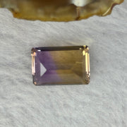 Natural Faceted Ametrine Parallelogram Shape 9.38ct 15.4 by 10.7 by 7.7mm - Huangs Jadeite and Jewelry Pte Ltd
