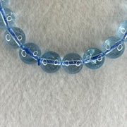 Above Average Natural Blue Topaz Beads Bracelet 26.33g 15.5cm 8.7mm 22 Beads - Huangs Jadeite and Jewelry Pte Ltd